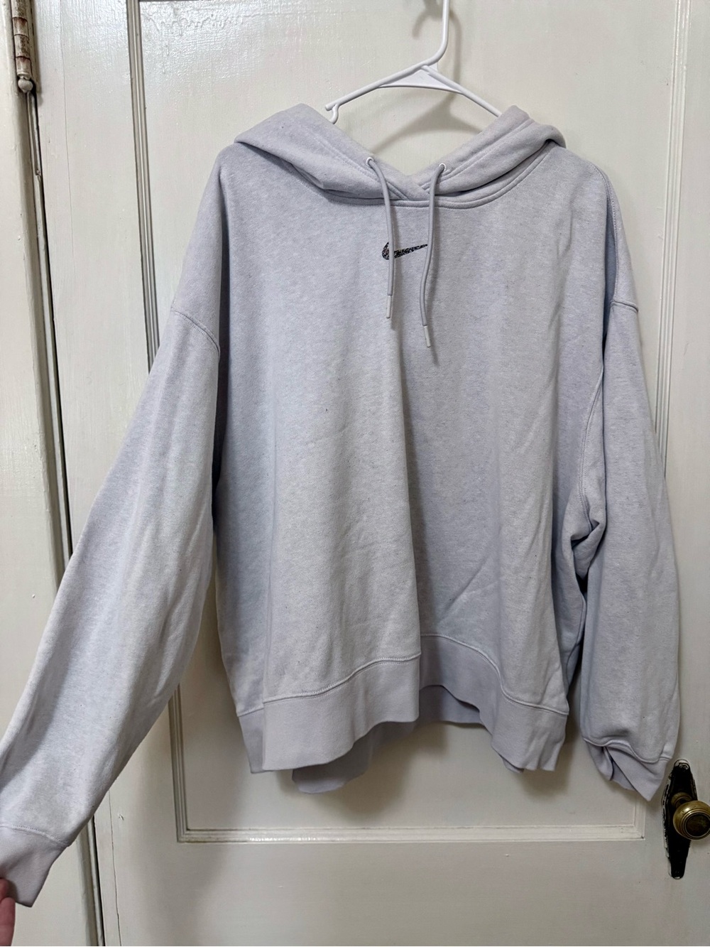 Nike Light Gray Women's Hooded Sweatshirt
